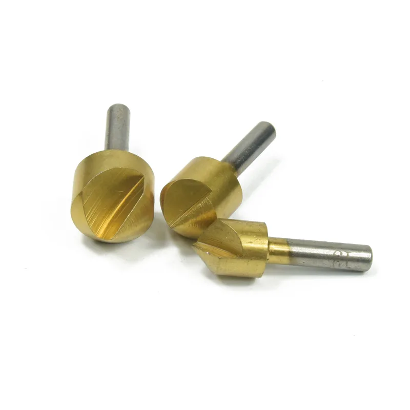 Titanium Single-edged90the Degree Of Chamferer Three-piece Suit3/4 1/2 3/8countersink Wood Trimmer Tapper
Titanium Single-edged90the Degree Of Chamferer Three-piece Suit3/4 1/2 3/8countersink Wood Trimmer Tapper