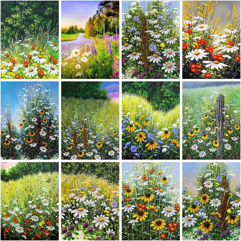 CHENISTORY Paint By Number Daisies Landscape Kits For Adults Handpainted Picture By Number Home Decoration Gift 60x75cm Diy Fram
CHENISTORY Paint By Number Daisies Landscape Kits For Adults Handpainted Picture By Number Home Decoration Gift 60x75cm Diy Fram