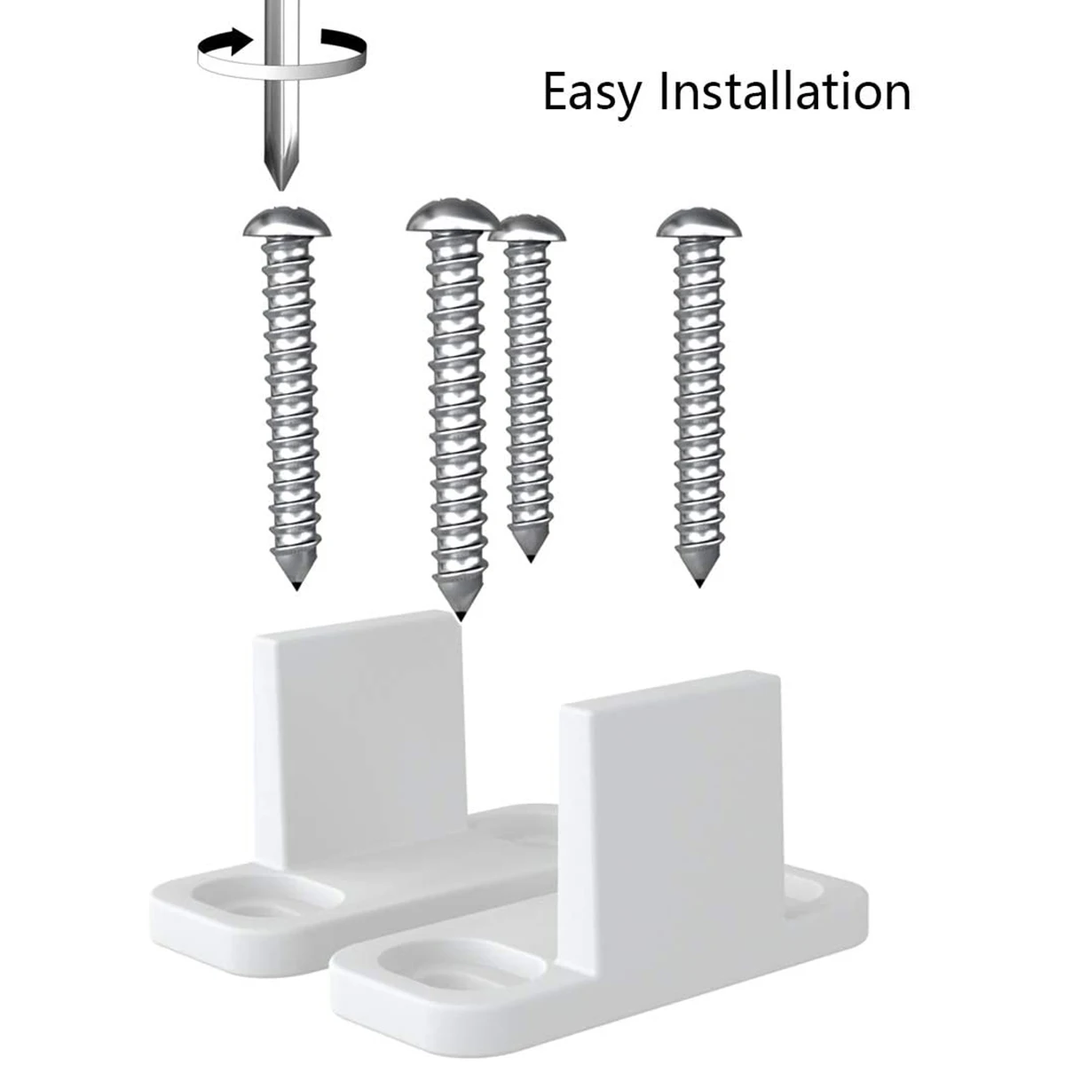 6pcs Adjustable Floor Guide Kit Barn Door Guides Screws 4.5 X 2 Cm Plastic L-Guide Replacement For Sliding Barn Door Hardware
6pcs Adjustable Floor Guide Kit Barn Door Guides Screws 4.5 X 2 Cm Plastic L-Guide Replacement For Sliding Barn Door Hardware