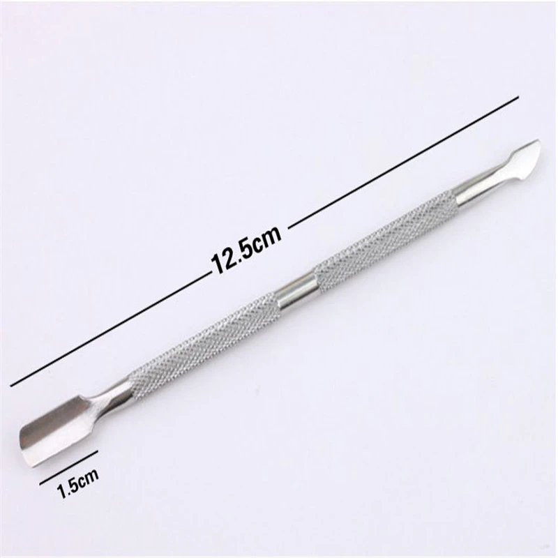 1 Pcs Double-ended Stainless Steel Cuticle Pusher Dead Skin Push Remover For Pedicure Manicure Nail Art Cleaner Care Tool
1 Pcs Double-ended Stainless Steel Cuticle Pusher Dead Skin Push Remover For Pedicure Manicure Nail Art Cleaner Care Tool
