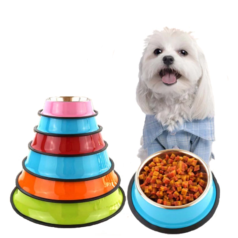Pet Double Bowl Multi-size Easy To Carry Stainless Stee Cat Food Bowl 6 Colors Non-slip Bottom Dog Basin Water Bottle Pet Feeder
Pet Double Bowl Multi-size Easy To Carry Stainless Stee Cat Food Bowl 6 Colors Non-slip Bottom Dog Basin Water Bottle Pet Feeder