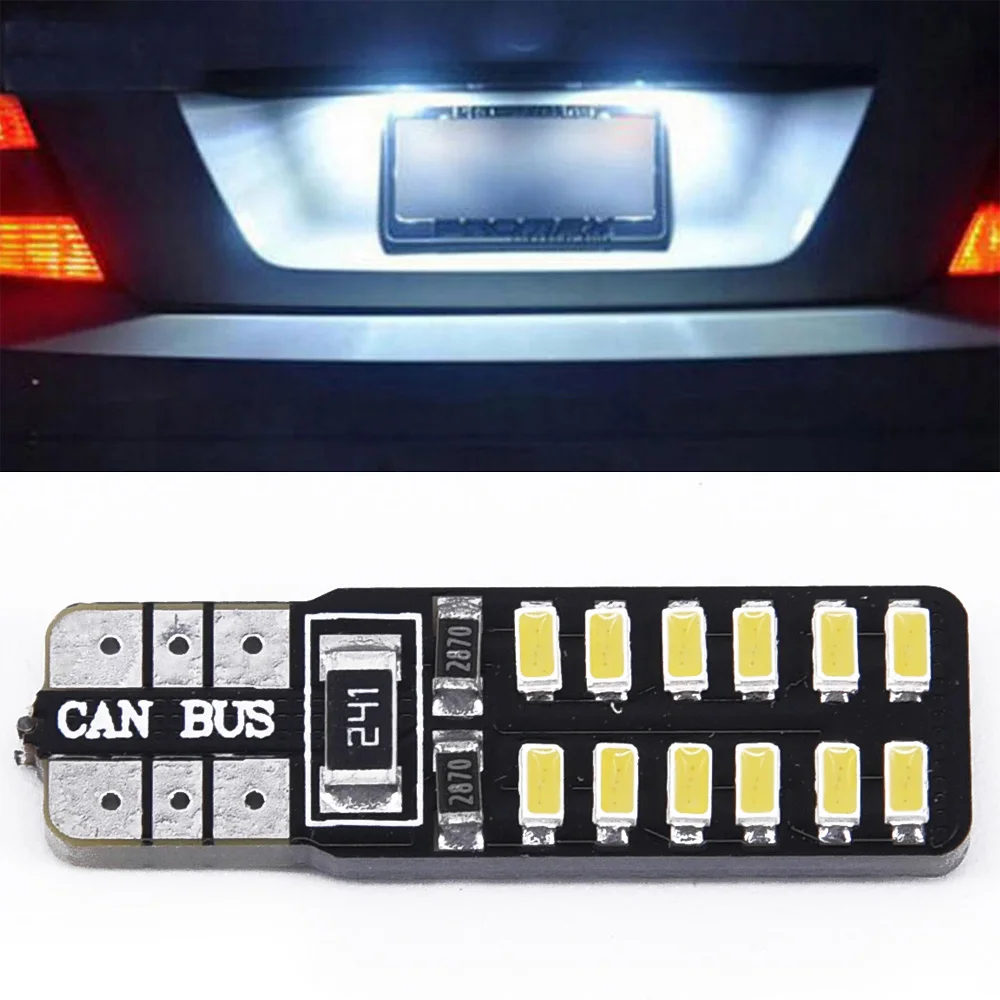 Лампы для автомобильных номерных знаков 194 3014 24SMD 6500K Canbus без ошибок DC 12V LED
Лампы для автомобильных номерных знаков 194 3014 24SMD 6500K Canbus без ошибок DC 12V LED