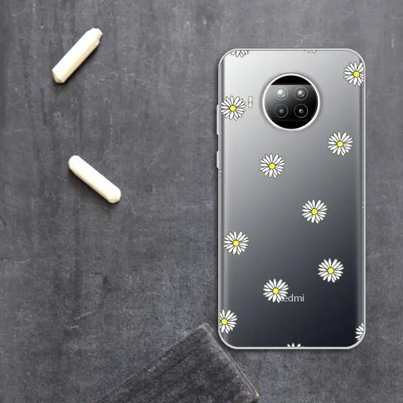 Daisy Flower sunflower pattern Phone Case Transparent for Xiaomi Redmi note 10 t 8 9 pro lite 11
Daisy Flower sunflower pattern Phone Case Transparent for Xiaomi Redmi note 10 t 8 9 pro lite 11