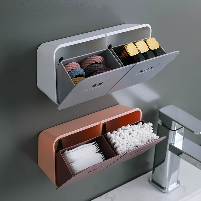Wall-Mounted Plastic Cotton Swab Storage Box Multi-Function Clamshell Dustproof Lipstick Headband Finishing Box
Wall-Mounted Plastic Cotton Swab Storage Box Multi-Function Clamshell Dustproof Lipstick Headband Finishing Box