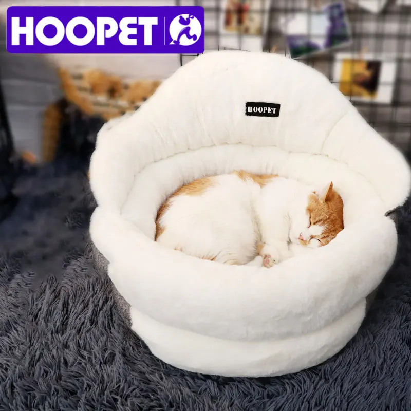 HOOPET кошка кровать собаки питомник глубокий спальный дом бархат Диван Удобный для