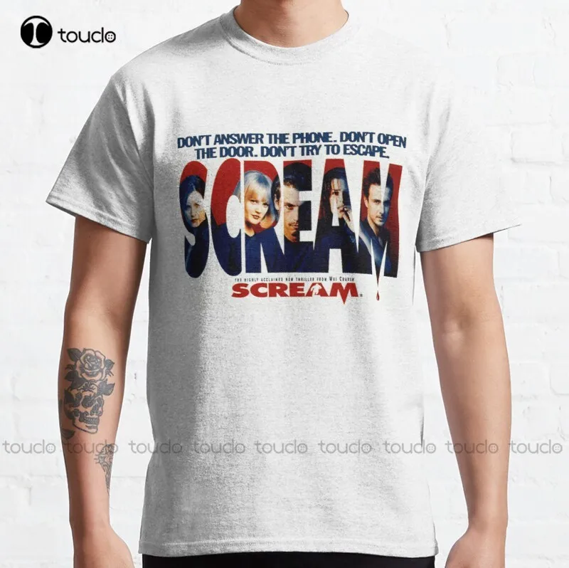 New Scream Horror Movie Original Film Horror 90S 90 S Classic T-Shirt Fishing Shirt Cotton Tee Shirt S-5Xl
New Scream Horror Movie Original Film Horror 90S 90 S Classic T-Shirt Fishing Shirt Cotton Tee Shirt S-5Xl