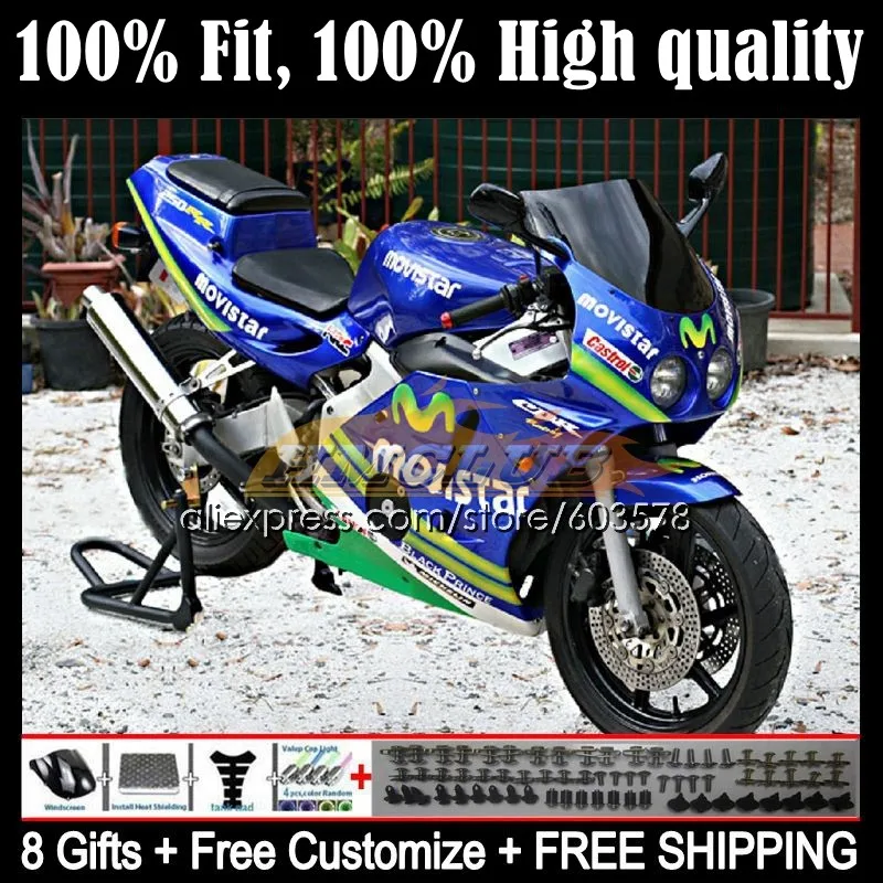 Инъекция для HONDA CBR250RR CBR 250 250RR 90 91 92 93 94 41CL.94 MC22 CBR250 R RR 1995 1996 1997 1998 1999 металлический синий обтекатель
Инъекция для HONDA CBR250RR CBR 250 250RR 90 91 92 93 94 41CL.94 MC22 CBR250 R RR 1995 1996 1997 1998 1999 металлический синий обтекатель