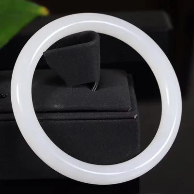 Natural Hetian Jade White Round Bar 54-62mm Bracelet Elegant Princess Jewelry For Mom For Girlfriend
Natural Hetian Jade White Round Bar 54-62mm Bracelet Elegant Princess Jewelry For Mom For Girlfriend