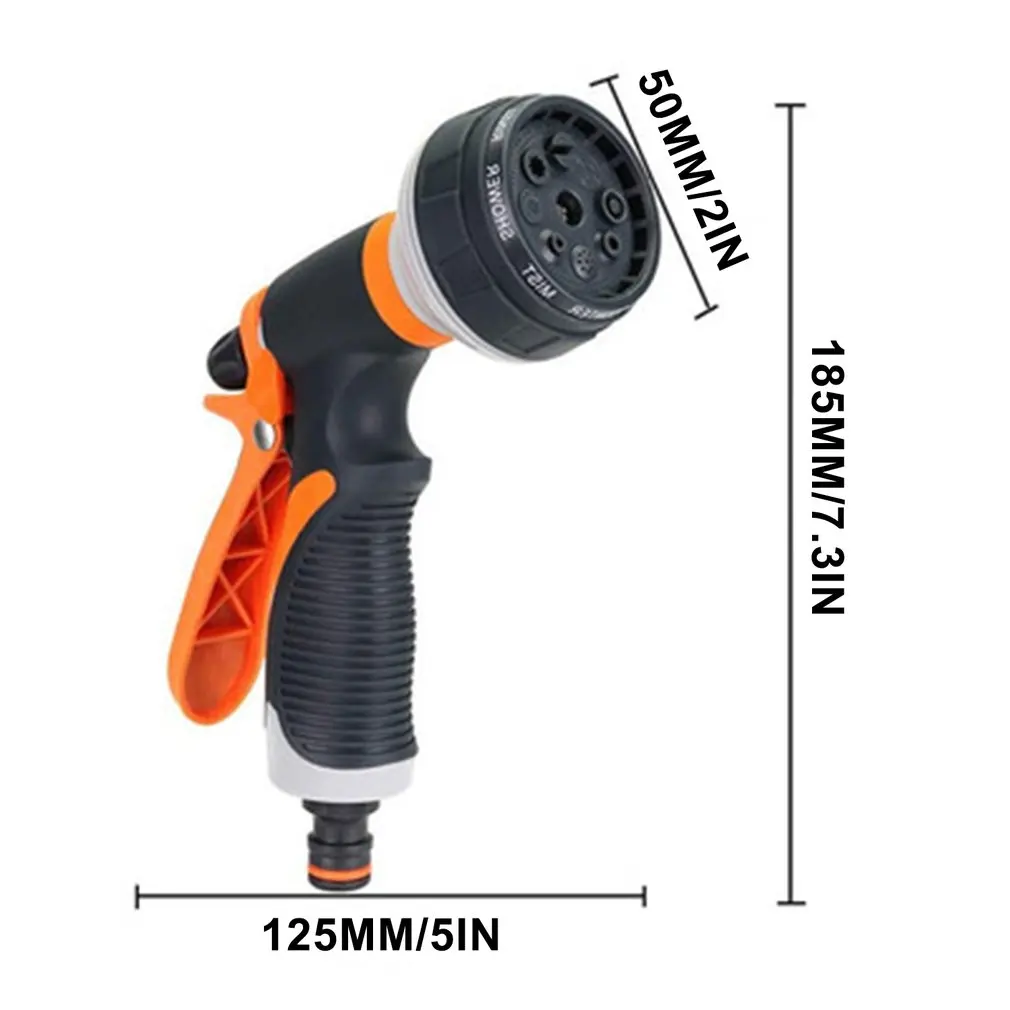 Spray Lawn Watering Multi-Function Car Wash High Pressure Durable Hand-Held Tools Hose Sprinkle Nozzle Garden
Spray Lawn Watering Multi-Function Car Wash High Pressure Durable Hand-Held Tools Hose Sprinkle Nozzle Garden