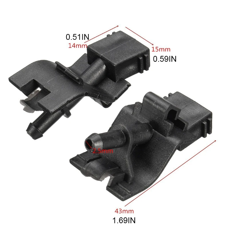 2 Pcs Front Windshield Wiper Washer Jet Nozzles Automotive Accessories Suitable for Corolla Camry 2006-2015
2 Pcs Front Windshield Wiper Washer Jet Nozzles Automotive Accessories Suitable for Corolla Camry 2006-2015