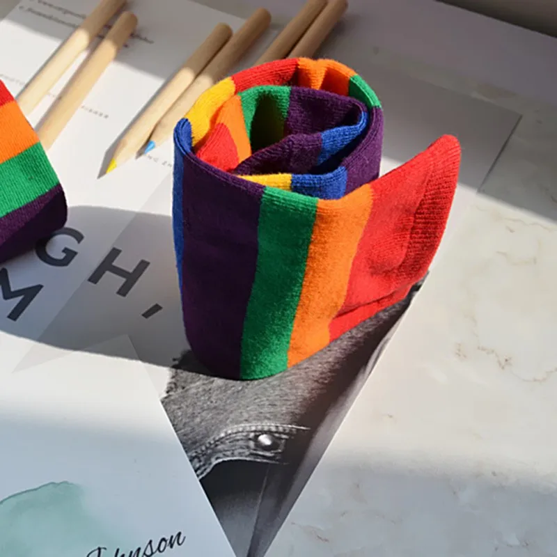 Spring Autumn Baby Girls Warm Socks Fashion Rainbow Color Tube Socks Activities Kids Cotton Long Stocking
Spring Autumn Baby Girls Warm Socks Fashion Rainbow Color Tube Socks Activities Kids Cotton Long Stocking