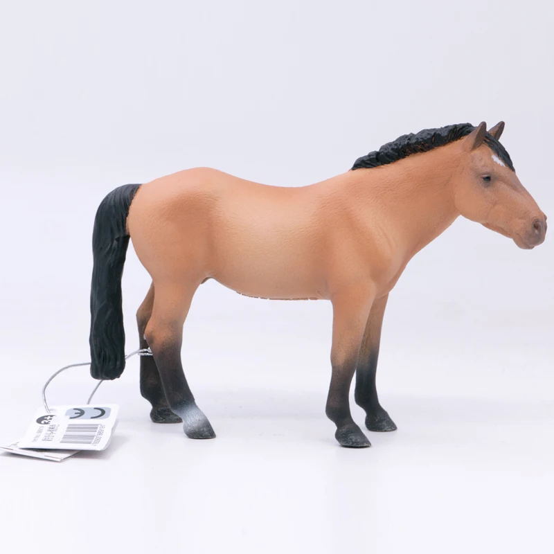 

2021 New CollectA Horse Country Farm Animals Mongolian Stallion Light Bay 1/20 Plastic Simulation Toy Figure #88919