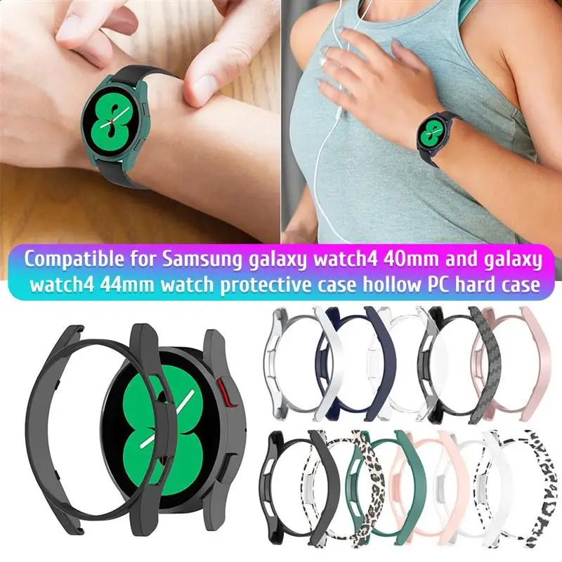 Compatible for Samsung Galaxy Watch4 40mm/44mm Watch Protective Case Hollow PC Hard Case
Compatible for Samsung Galaxy Watch4 40mm/44mm Watch Protective Case Hollow PC Hard Case