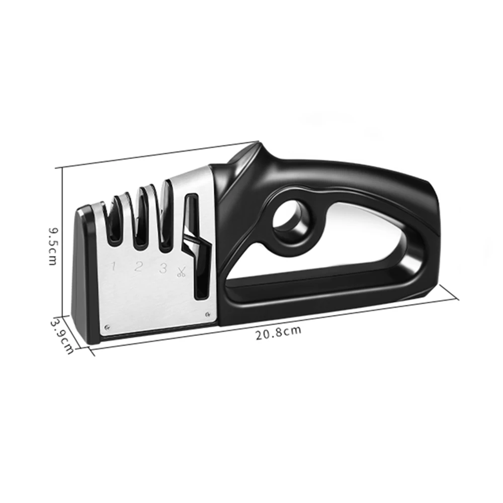 Knife Sharpener 4 Stages Non-slip buckle Professional Kitchen Sharpening Stone Grinder Tungsten Diamond Ceramic Sharpener Tool
Knife Sharpener 4 Stages Non-slip buckle Professional Kitchen Sharpening Stone Grinder Tungsten Diamond Ceramic Sharpener Tool