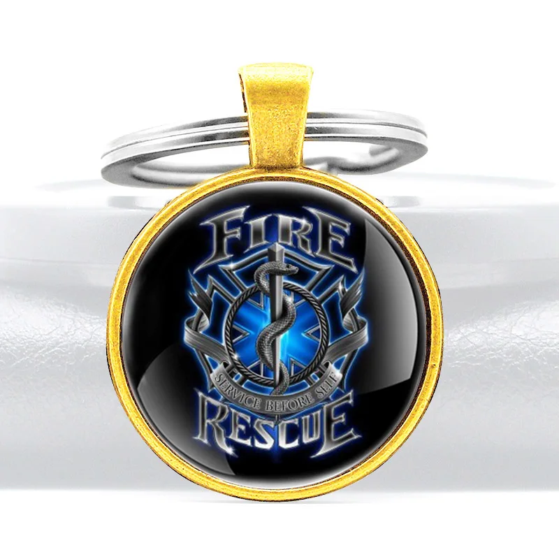 Fire Rescue Service Before Self Glass Cabochon Metal Pendant Key Chain Fashion Men Women Key Ring Accessories Keychains Gifts
Fire Rescue Service Before Self Glass Cabochon Metal Pendant Key Chain Fashion Men Women Key Ring Accessories Keychains Gifts