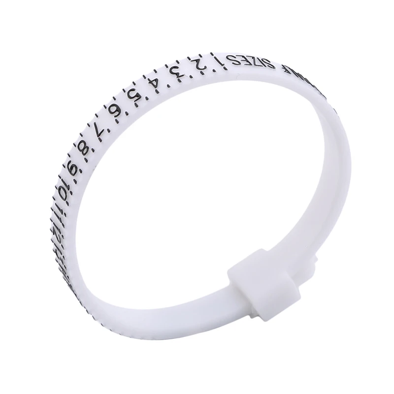 1PC White Measuring Finger Standard Ring Circle US/Europe/UK Tape Ruler Jewelry Accessory Measure Gauge Tool
1PC White Measuring Finger Standard Ring Circle US/Europe/UK Tape Ruler Jewelry Accessory Measure Gauge Tool
