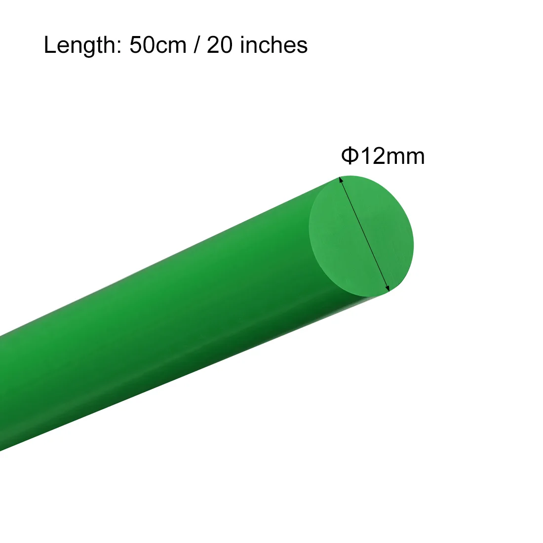 uxcell Plastic Round Rod, 12mm Dia 50cm Length Engineering Plastic Round Bar 12mm 1pcs Green
uxcell Plastic Round Rod, 12mm Dia 50cm Length Engineering Plastic Round Bar 12mm 1pcs Green