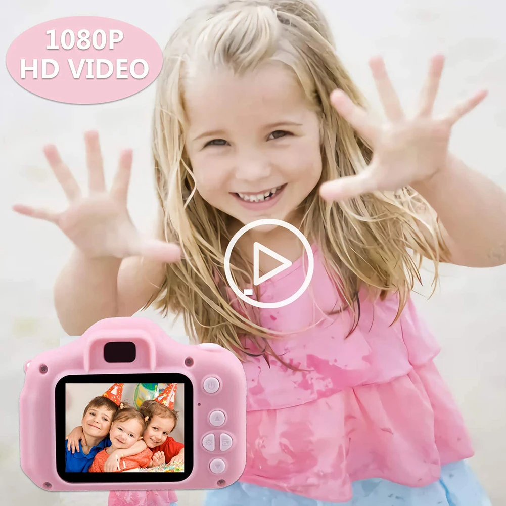 Dual Lens Children's Mini Digital Camera + 32GB TF Card 1080P Video Recording 2 inch Touch Screen Mini Touch Screen 6 Languages
Dual Lens Children's Mini Digital Camera + 32GB TF Card 1080P Video Recording 2 inch Touch Screen Mini Touch Screen 6 Languages