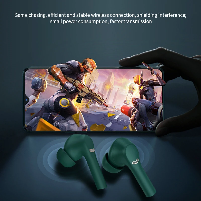 KJOEW Tws Wireless Bluetooth 5.2 Earphones 3D Stereo Sound Earbuds Sport Gaming Headset For iPhone Xiaomi All Smart Phone
KJOEW Tws Wireless Bluetooth 5.2 Earphones 3D Stereo Sound Earbuds Sport Gaming Headset For iPhone Xiaomi All Smart Phone