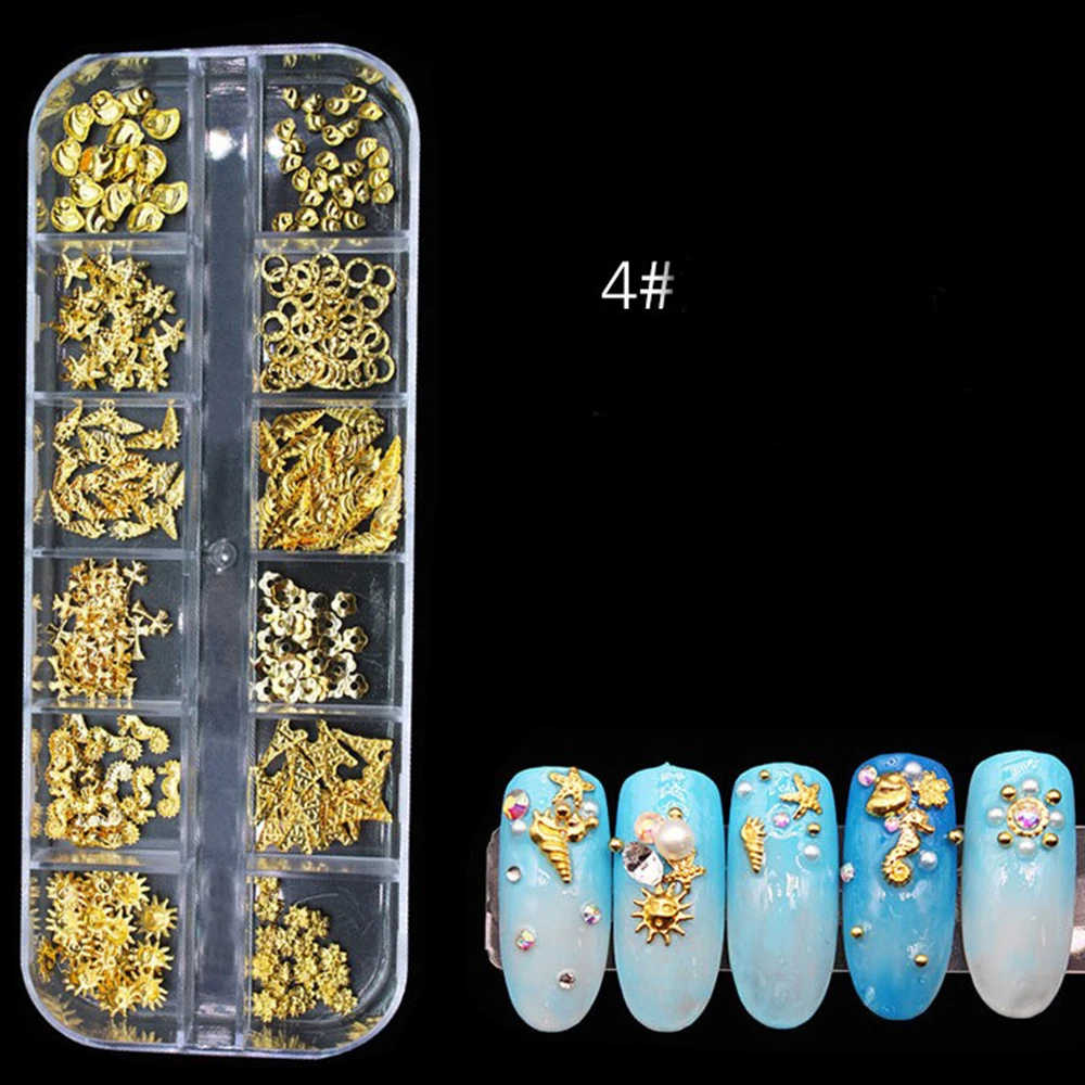 12 Grids Nail Art Glitter Sequins Metallic Gold Nail Moon Heart Shaped Sequins Flakes Metal Frame Pearl Manicure Decoration
12 Grids Nail Art Glitter Sequins Metallic Gold Nail Moon Heart Shaped Sequins Flakes Metal Frame Pearl Manicure Decoration