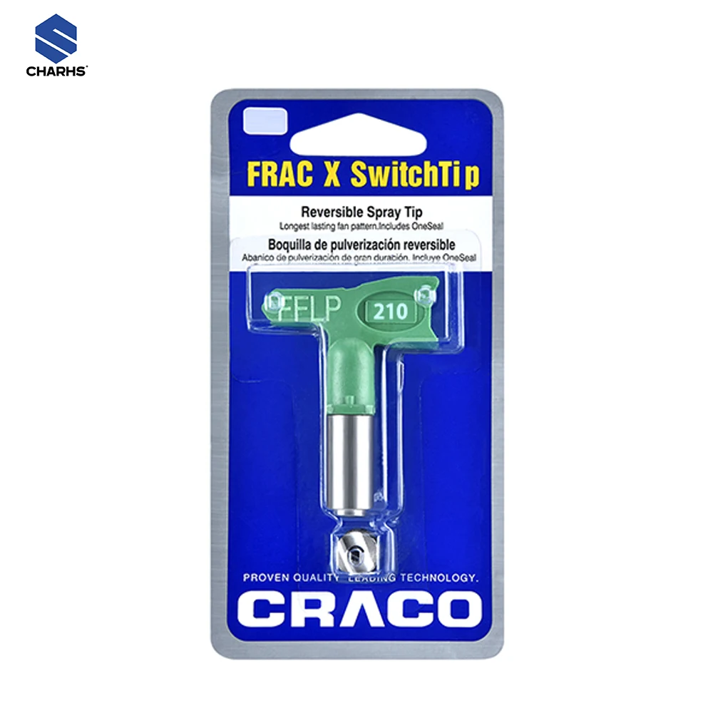 CHARHS airless Low pressure tip FFLP518 /210Square hole Tip guard RAC Bule airless tips 517 suit for airless spray gun
CHARHS airless Low pressure tip FFLP518 /210Square hole Tip guard RAC Bule airless tips 517 suit for airless spray gun