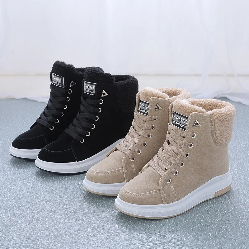 2020 Winter Boots Women Ankle Boots Warm PU Plush Winter Woman Shoes Sneakers Flats Lace Up Ladies Shoes Women Short Snow Boots
2020 Winter Boots Women Ankle Boots Warm PU Plush Winter Woman Shoes Sneakers Flats Lace Up Ladies Shoes Women Short Snow Boots