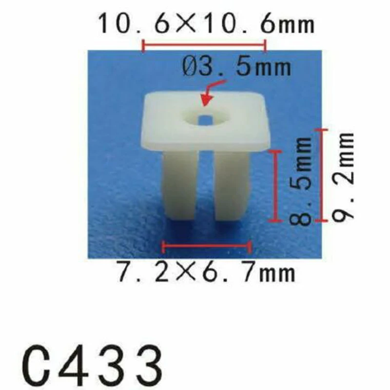 20PCS C433 Headlight Fasteners Clips For GM Chrysler VW 1370853 6029501 179813883
20PCS C433 Headlight Fasteners Clips For GM Chrysler VW 1370853 6029501 179813883