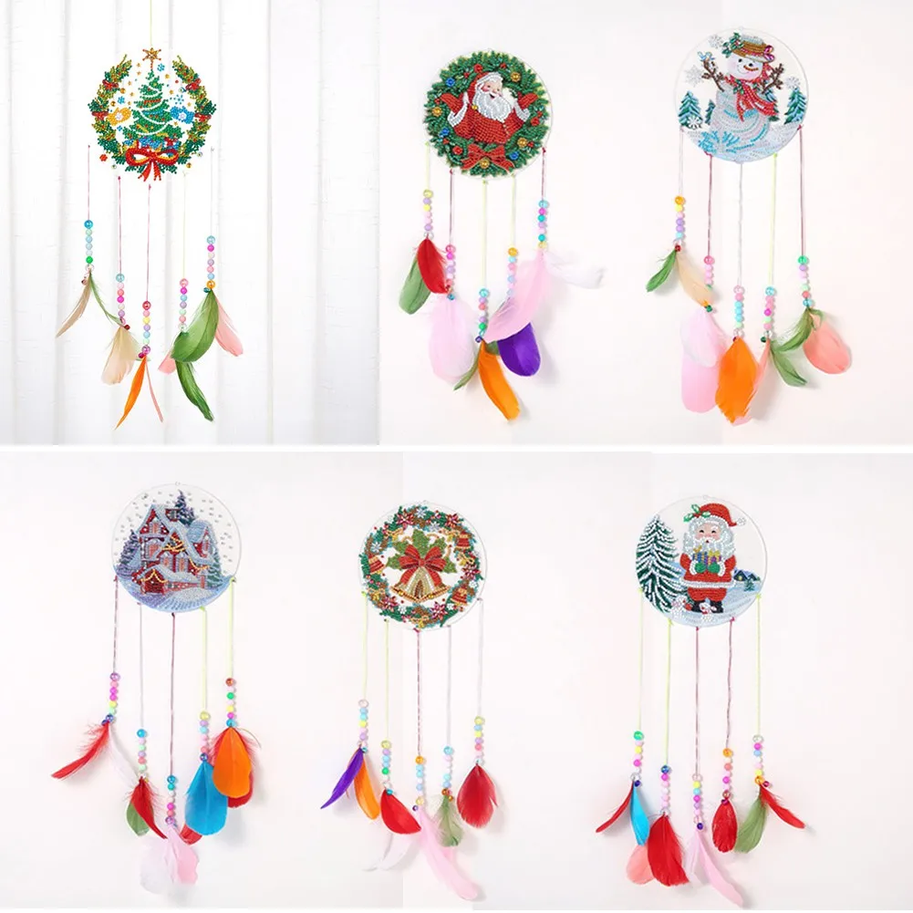 5D DIY Diamond Painting Acrylic Christmas Wind Chime Pendant Mosaic Kit Rhinestone Hanging Wall Ornaments Home Decor Gifts
5D DIY Diamond Painting Acrylic Christmas Wind Chime Pendant Mosaic Kit Rhinestone Hanging Wall Ornaments Home Decor Gifts