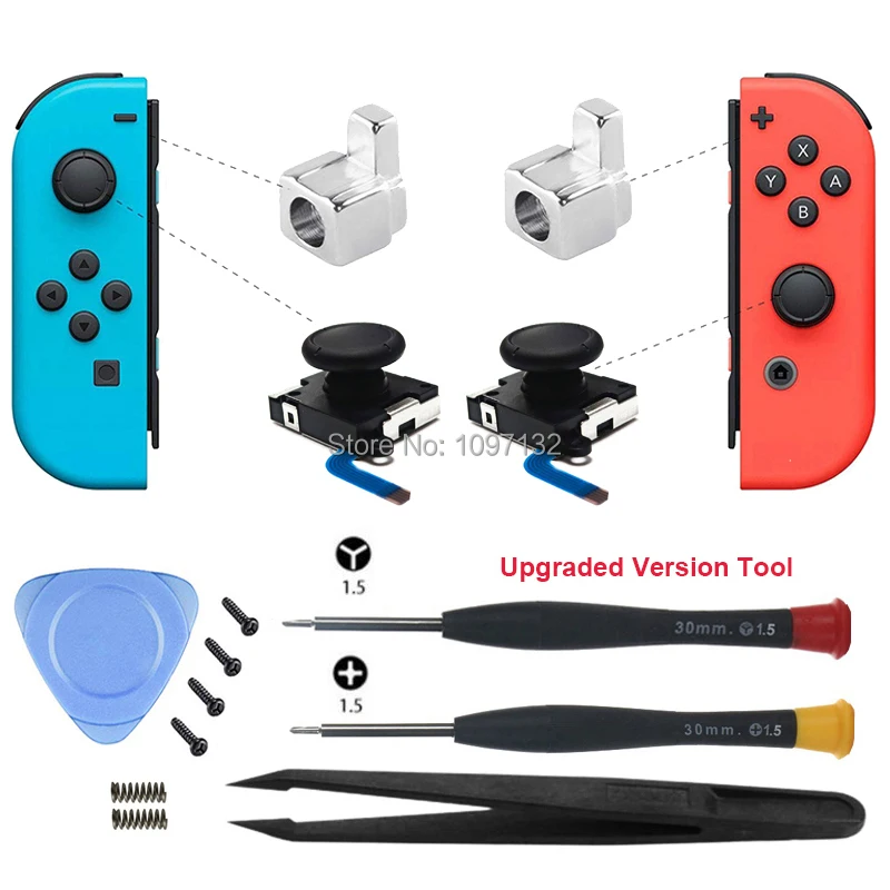 3D аналоговый стик для Nintendo Switch for Joy Con датчик джойстика инструмент ремонта модуля
