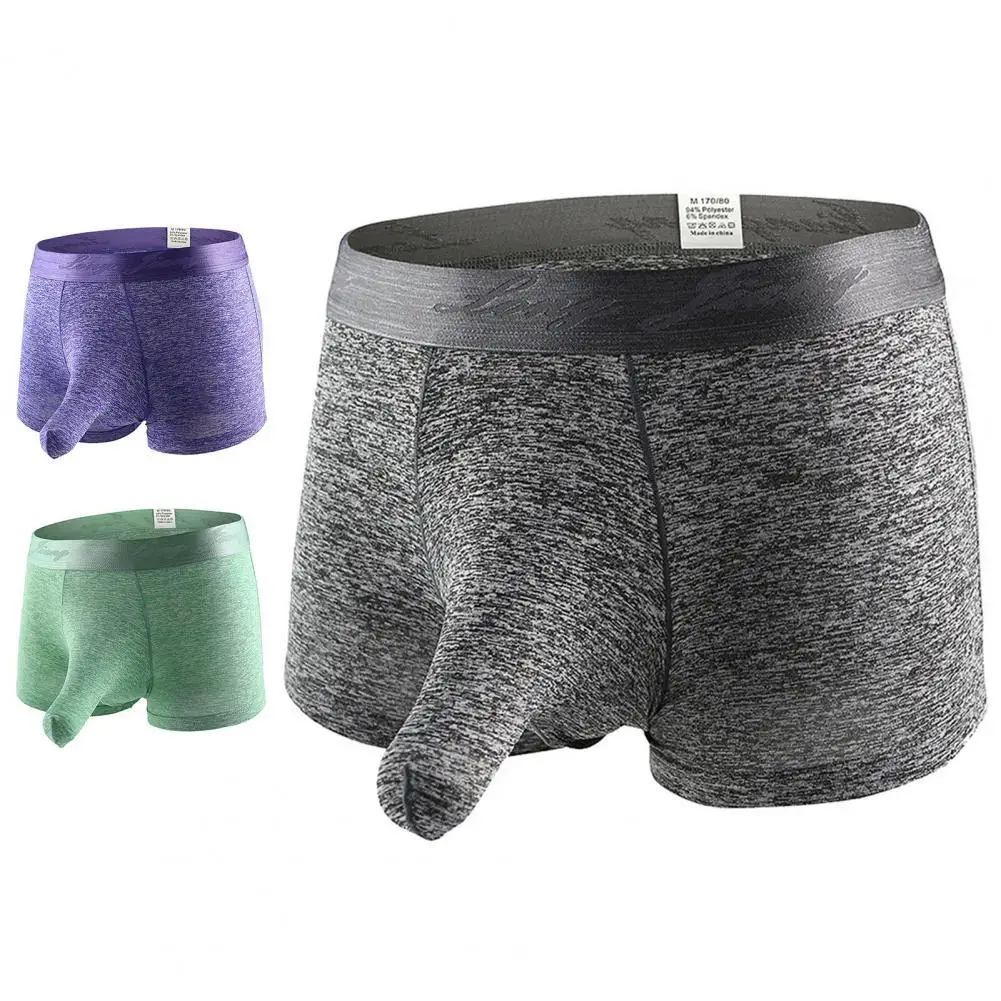 Sexy Underwears U Convex Men Comfortable Solid Color Boxer Underwears Boxer Underpants for Daily Wear
Sexy Underwears U Convex Men Comfortable Solid Color Boxer Underwears Boxer Underpants for Daily Wear