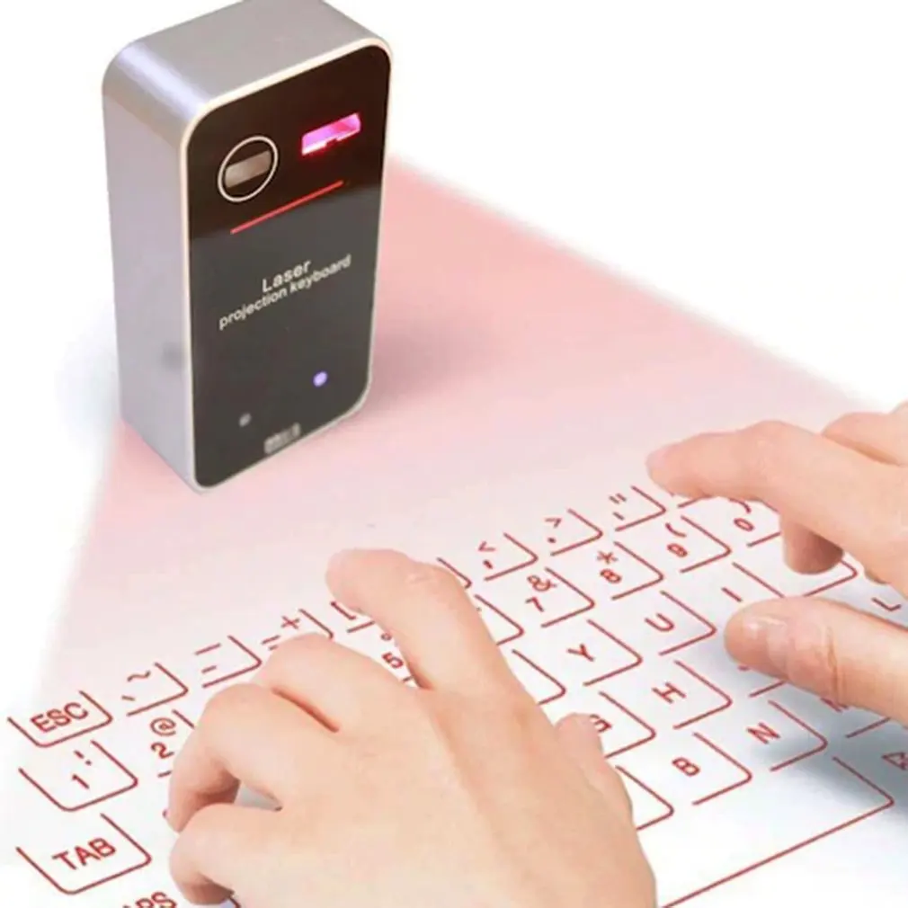Mini Portable Virtual Laser Wireless Keyboard With Mouse function For Tablet Computer keyboard | Компьютеры и офис