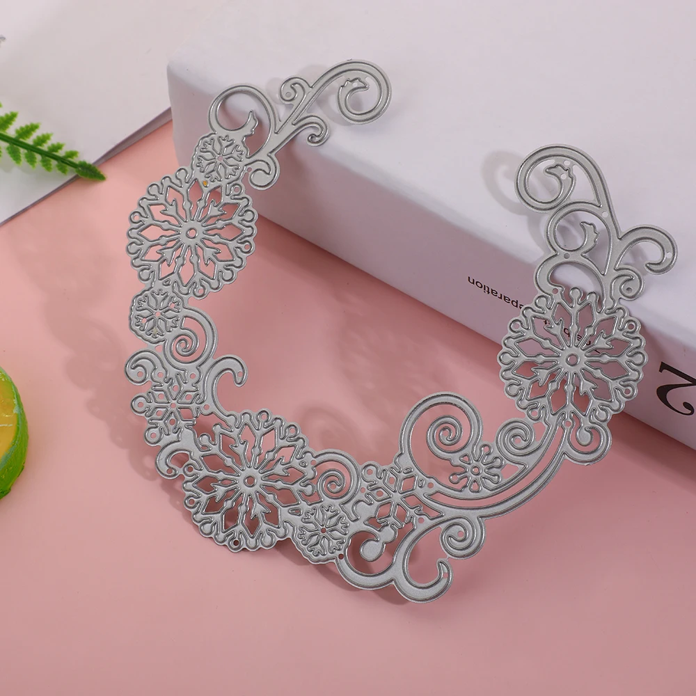 Semicircle Wreath Pattern Die Cuts Metal Cutting Dies Scrapbooking Wedding Invitation Card Making Embossing Stencil Stamping Die
Semicircle Wreath Pattern Die Cuts Metal Cutting Dies Scrapbooking Wedding Invitation Card Making Embossing Stencil Stamping Die