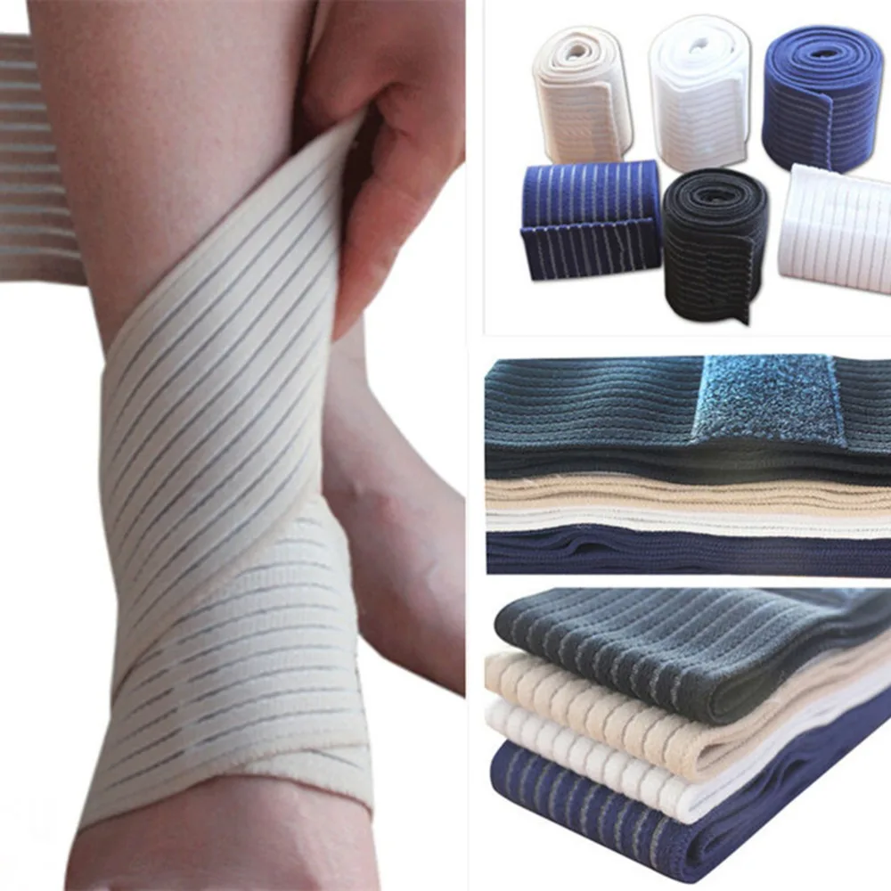 1Pc Elastic Bandage Tape Sport Knee Support Strap Pads Protector Band For Joelheira Ankle Leg Wrist Wrap | Красота и здоровье