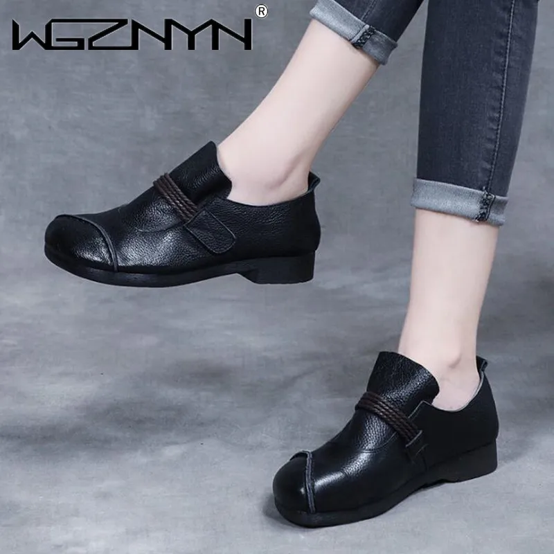 Women's Retro Shoes Autumn New Leather Shoes Fashion Low Heel Outdoor Casual All-match WomenFlat Shoes Luxury Brand Shoes Women
Women's Retro Shoes Autumn New Leather Shoes Fashion Low Heel Outdoor Casual All-match WomenFlat Shoes Luxury Brand Shoes Women