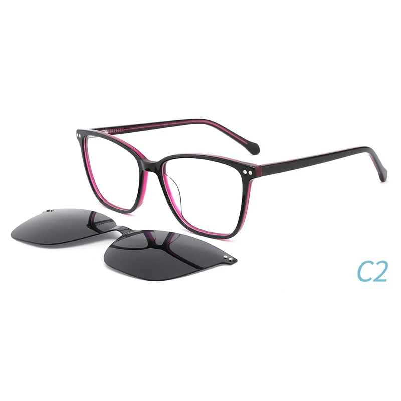 New Magnetic Clip On Sunglasses Polarized Lens Men Nerd Optical Eyeglasses Women Vintage Hand made Acetate UV with Prescription
New Magnetic Clip On Sunglasses Polarized Lens Men Nerd Optical Eyeglasses Women Vintage Hand made Acetate UV with Prescription