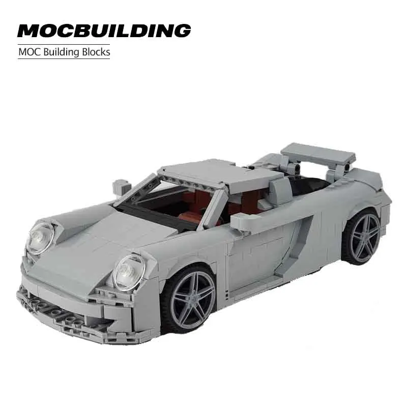 Carrera GT City Sports Car Racing Building Block Model Children's Birthday Gift Transportation Car Convertible MOC Toy
Carrera GT City Sports Car Racing Building Block Model Children's Birthday Gift Transportation Car Convertible MOC Toy