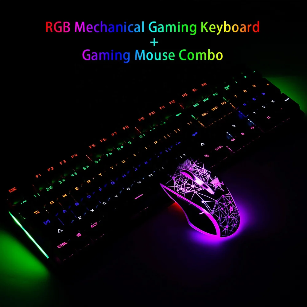 100% Anti-Ghosting AJAZZ Mechanical Gaming Mechanical Keyboard Mouse Combo Green Switch Keyboard 3200DPI Mouse for PC Laptop
100% Anti-Ghosting AJAZZ Mechanical Gaming Mechanical Keyboard Mouse Combo Green Switch Keyboard 3200DPI Mouse for PC Laptop
