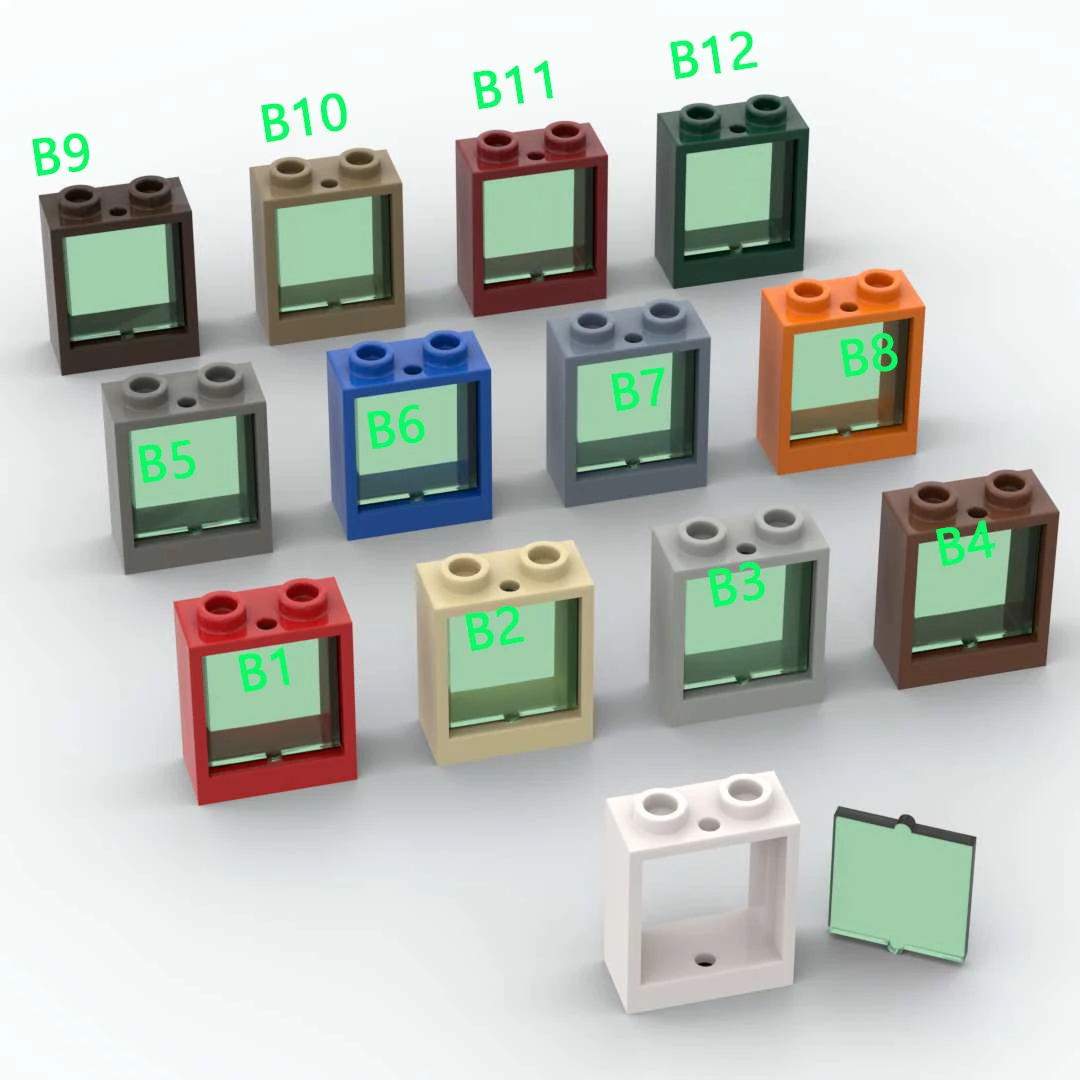 10pcs/lot Building Block Windows 60592 1x2x2 and 60601 Trans Glass for Window 1x2x2 Assembles Particles Children diy Toys
10pcs/lot Building Block Windows 60592 1x2x2 and 60601 Trans Glass for Window 1x2x2 Assembles Particles Children diy Toys