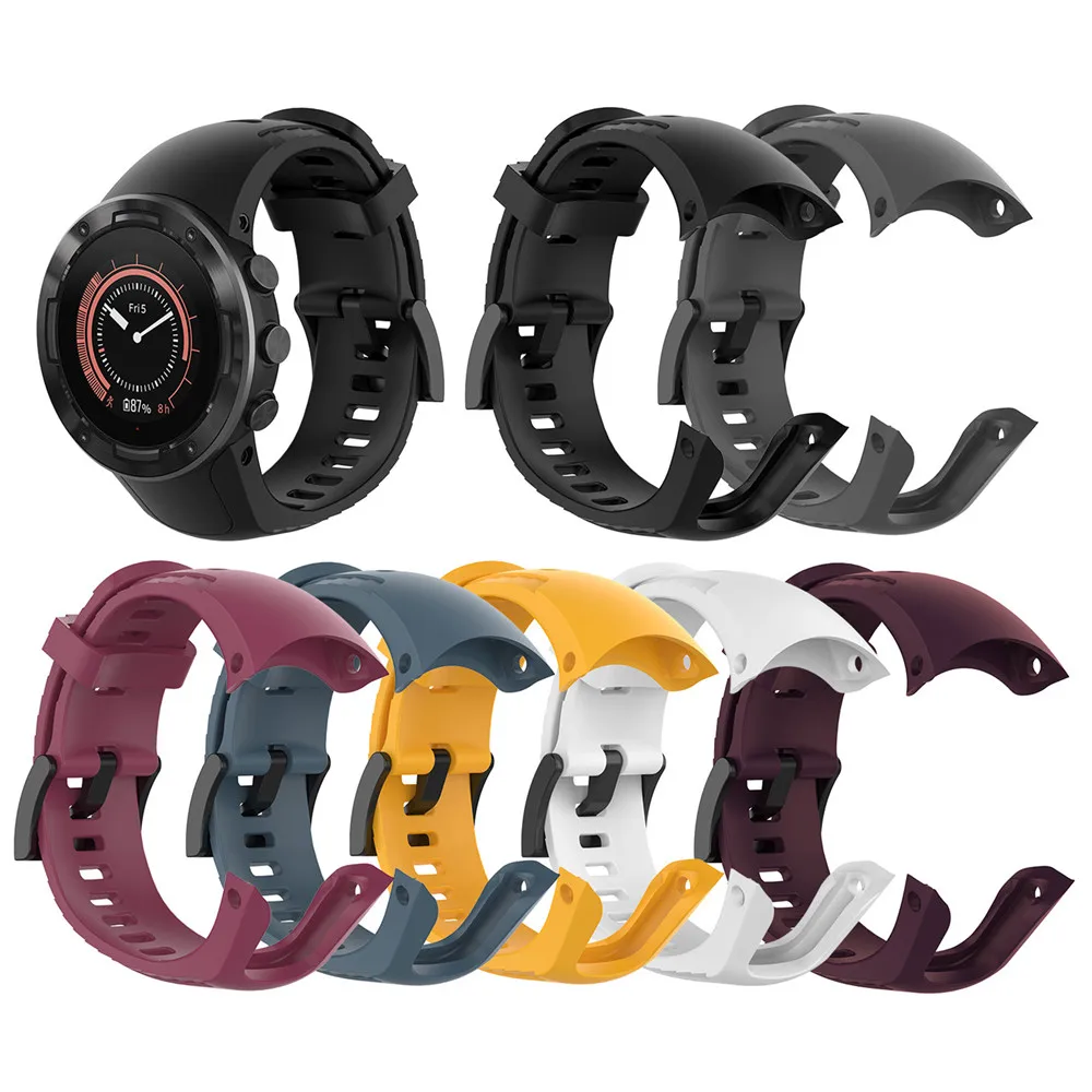Силиконовый браслет для часов Ремешок для Suunto 5 Смарт-часы ремешок на запястье для Suunto 5 с аксессуары для отверток
Силиконовый браслет для часов Ремешок для Suunto 5 Смарт-часы ремешок на запястье для Suunto 5 с аксессуары для отверток