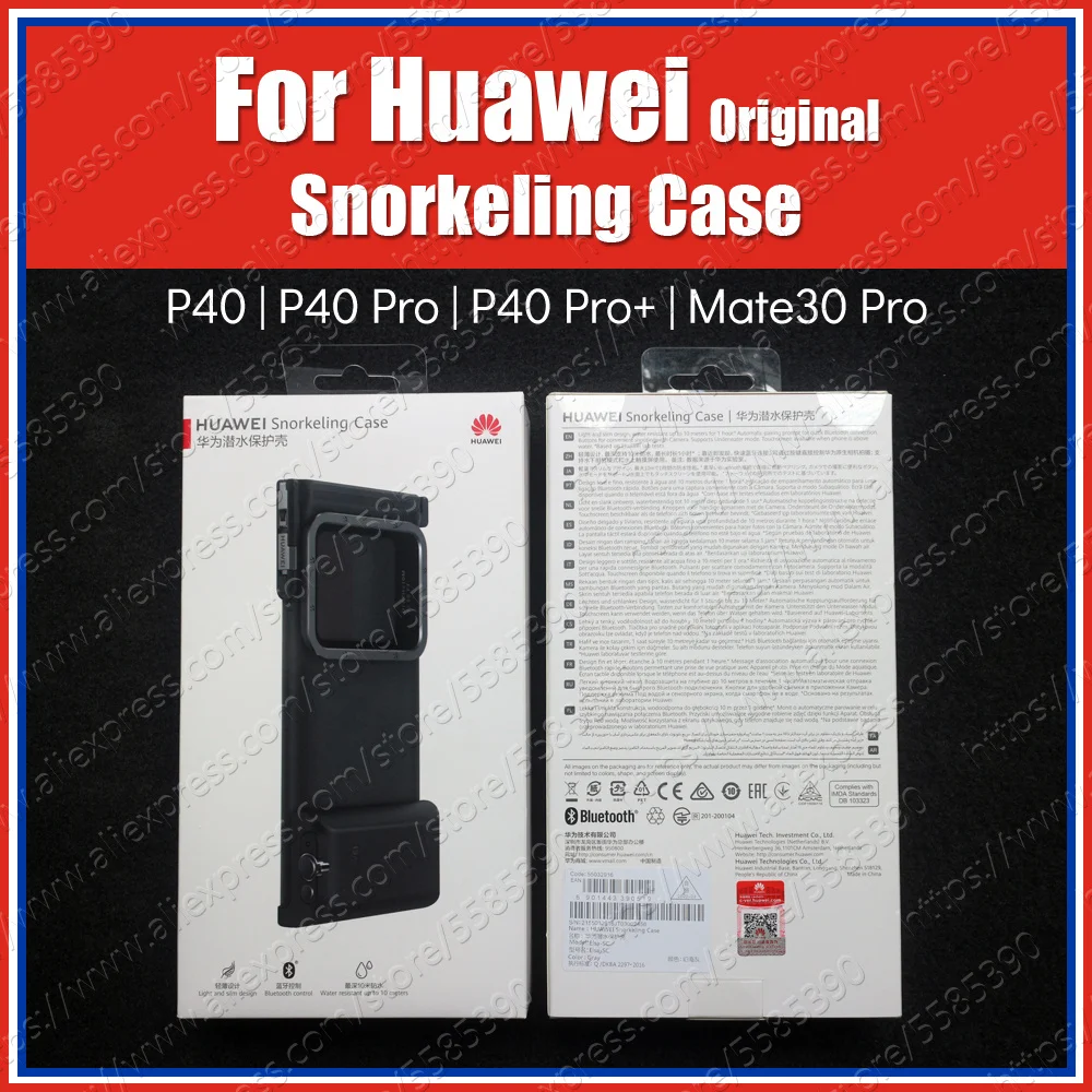 PMMA Stainless Steel Huawei Bluetooth Underwater Camera Huawei P40 Pro Case Snorkelling Mate30 Pro diving Waterproof Cover
PMMA Stainless Steel Huawei Bluetooth Underwater Camera Huawei P40 Pro Case Snorkelling Mate30 Pro diving Waterproof Cover