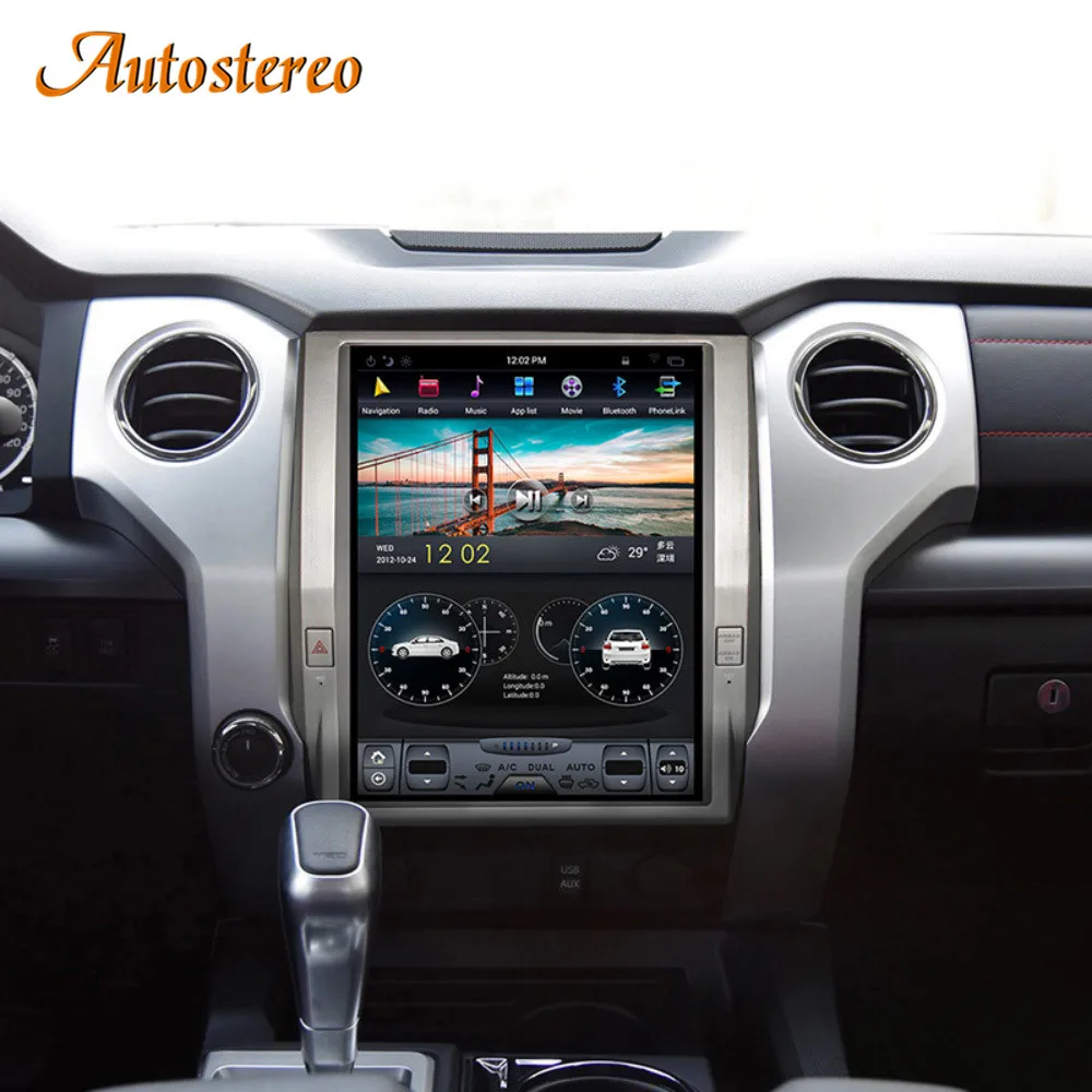 Для Toyota Tundra 2020 2021 Tesla Style Android 9.0 автомобильный радиоприемник с навигацией GPS Stereo Head Unit мультимедийный плеер с вертикальным экраном
Для Toyota Tundra 2020 2021 Tesla Style Android 9.0 автомобильный радиоприемник с навигацией GPS Stereo Head Unit мультимедийный плеер с вертикальным экраном