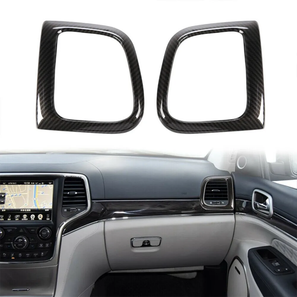 Carbon Fiber Air Vent Outlet Cover Trim Decor For Jeep Grand Cherokee 2011-2019 Air Vent Outlet Cover Trim Decor
Carbon Fiber Air Vent Outlet Cover Trim Decor For Jeep Grand Cherokee 2011-2019 Air Vent Outlet Cover Trim Decor