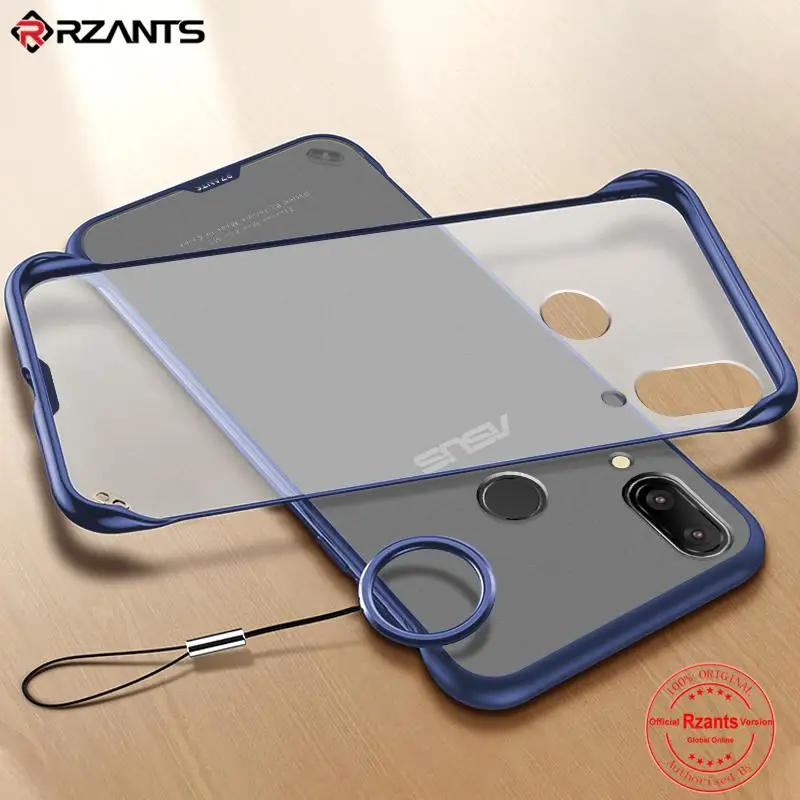 Чехол Rzants для ASUS Zenfone Max Pro M1 матовый полупрозрачный жесткий чехол из