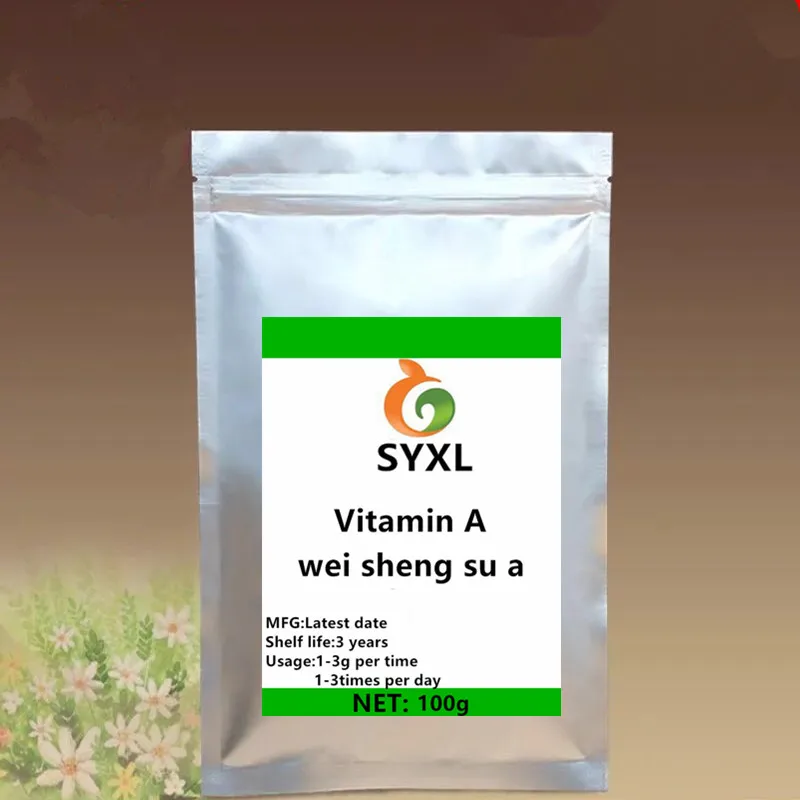100g-1000g Vitamin A Acetate, Retinyl acetate, Vitamin A Powder RETINOL ACETATE ALL TRANS Free Delivery 
100g-1000g Vitamin A Acetate, Retinyl acetate, Vitamin A Powder RETINOL ACETATE ALL TRANS Free Delivery