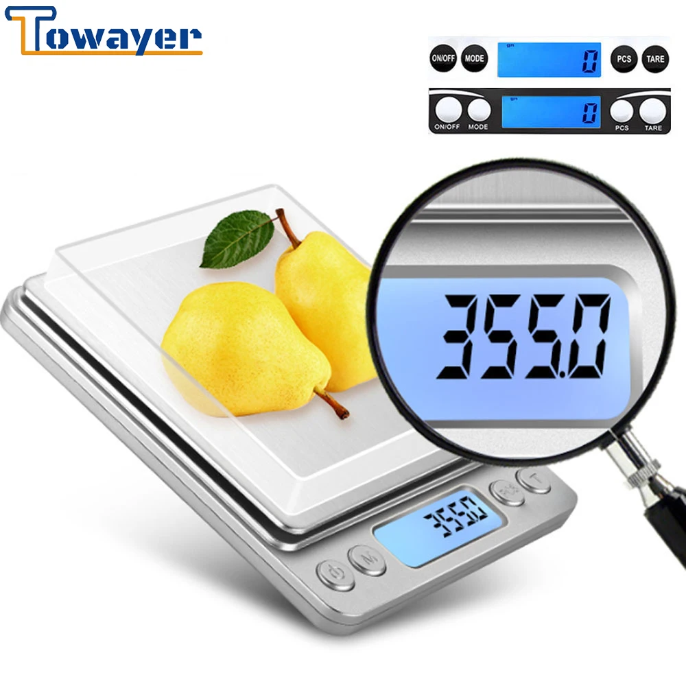 Высокоточные весы из нержавеющей стали с подсветкой, 2 лотка, весы для ювелирных изделий с функцией тары и ПК
Высокоточные весы из нержавеющей стали с подсветкой, 2 лотка, весы для ювелирных изделий с функцией тары и ПК