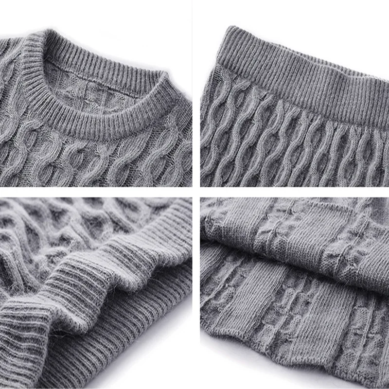 Women solid White black Fashion Cashmere Sweater Turtleneck Retro Loose Sets Large Size Loose Sweater 
Women solid White black Fashion Cashmere Sweater Turtleneck Retro Loose Sets Large Size Loose Sweater