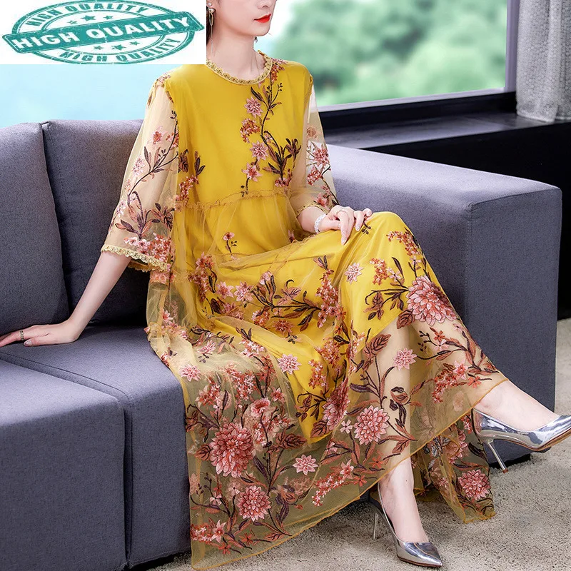 for Summer Women Casual Long Floral Vintage Dress Plus Size Ladies Dresses Korean Fashion Vestidos Ycq28 
for Summer Women Casual Long Floral Vintage Dress Plus Size Ladies Dresses Korean Fashion Vestidos Ycq28