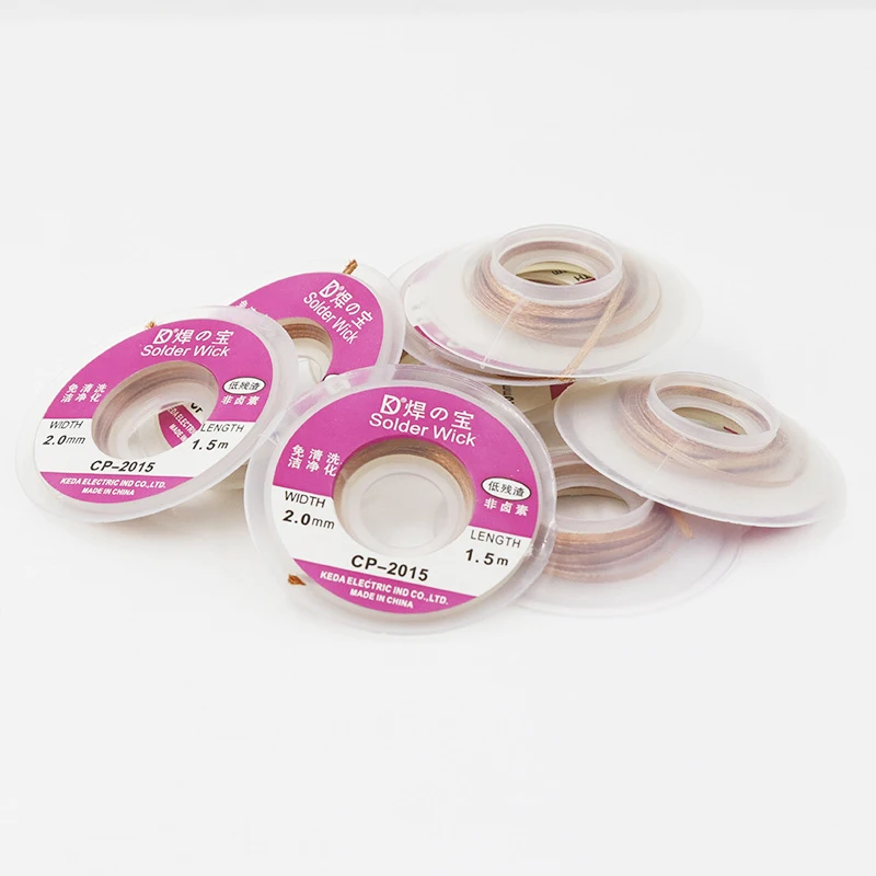 10 Pcs/lot 2.0mm Tin-absorption Line CP-2015 No-clean Tin-removal 1.5 Meter Repair Desoldering Soldering Wire Roll Tape Tin Wire
10 Pcs/lot 2.0mm Tin-absorption Line CP-2015 No-clean Tin-removal 1.5 Meter Repair Desoldering Soldering Wire Roll Tape Tin Wire
