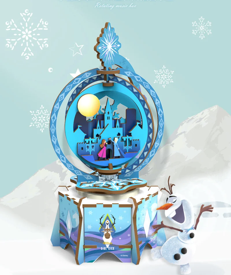 Disney Frozen Wooden 3D Three-dimensional Puzzle Children's Handmade DIY Adult Decompression Music Box Toys Hobbies Holiday Gift
Disney Frozen Wooden 3D Three-dimensional Puzzle Children's Handmade DIY Adult Decompression Music Box Toys Hobbies Holiday Gift