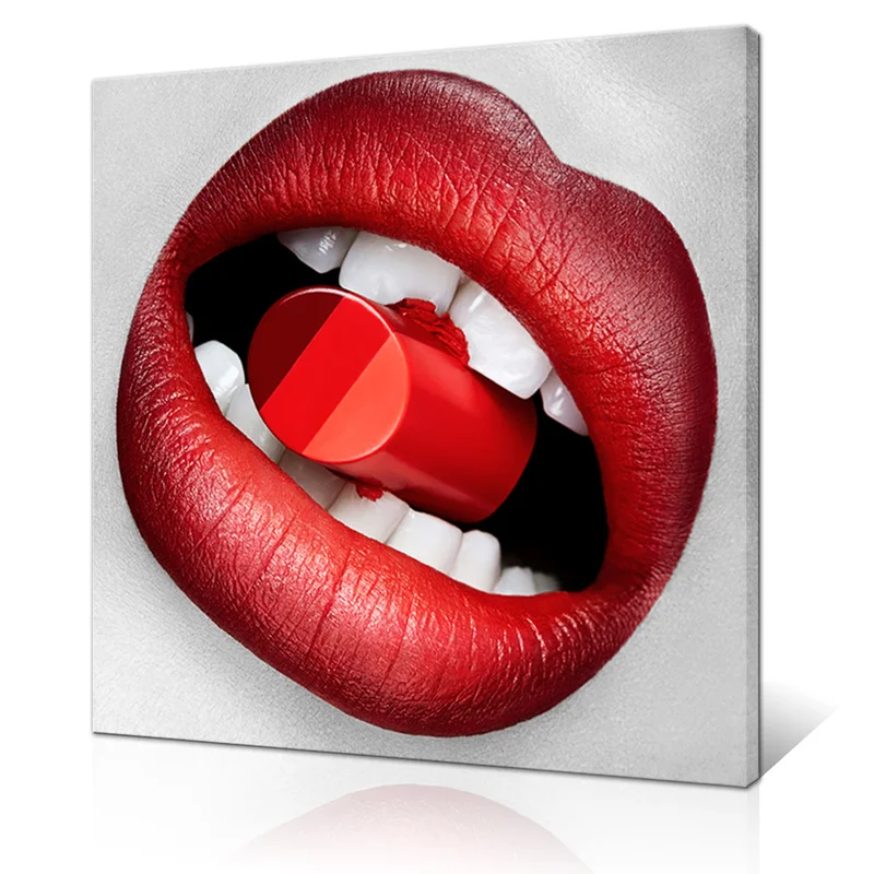 Flaming Red Sexy Lips Wall Art Painting 1 Panel Canvas Room Decor Poster Modern Style Living Room Decoration Wall Decor Picture
Flaming Red Sexy Lips Wall Art Painting 1 Panel Canvas Room Decor Poster Modern Style Living Room Decoration Wall Decor Picture